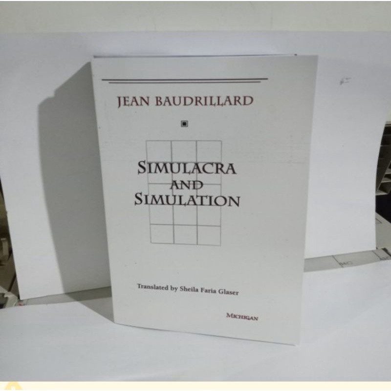 Buku SIMULACRA AND SIMULATION BAUDRILLARD