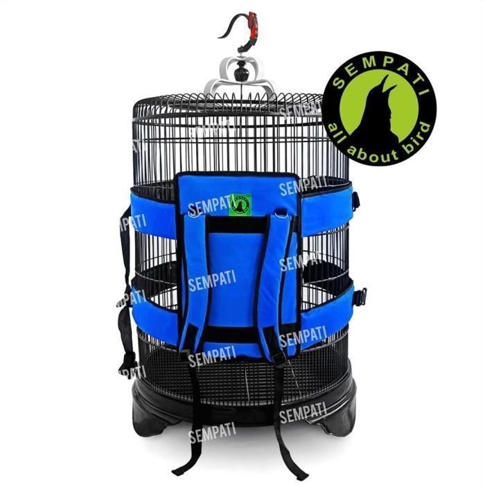 Tas Sangkar Murai Batu Sayap LEBAR DNR Sangkar Burung Murai Dan Kotak - Biru