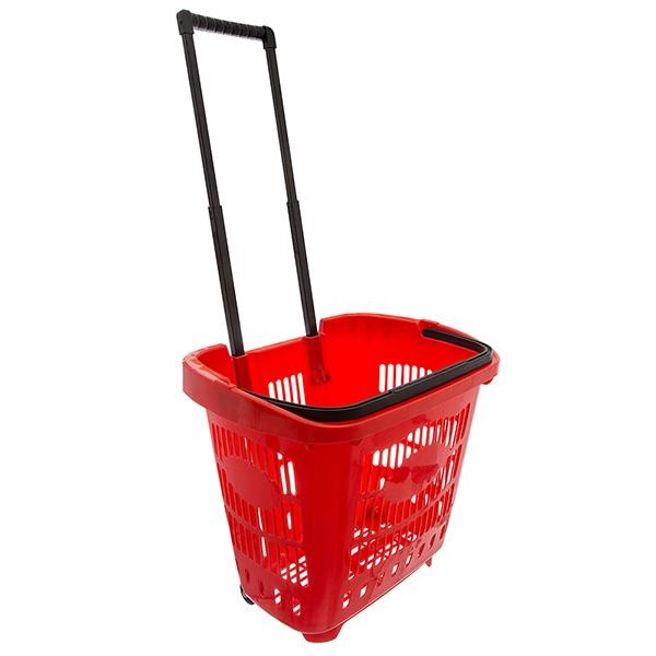 

Trolley Dorong Roda / Keranjang Belanja Pasar Shinpo 341 (by Gojek)