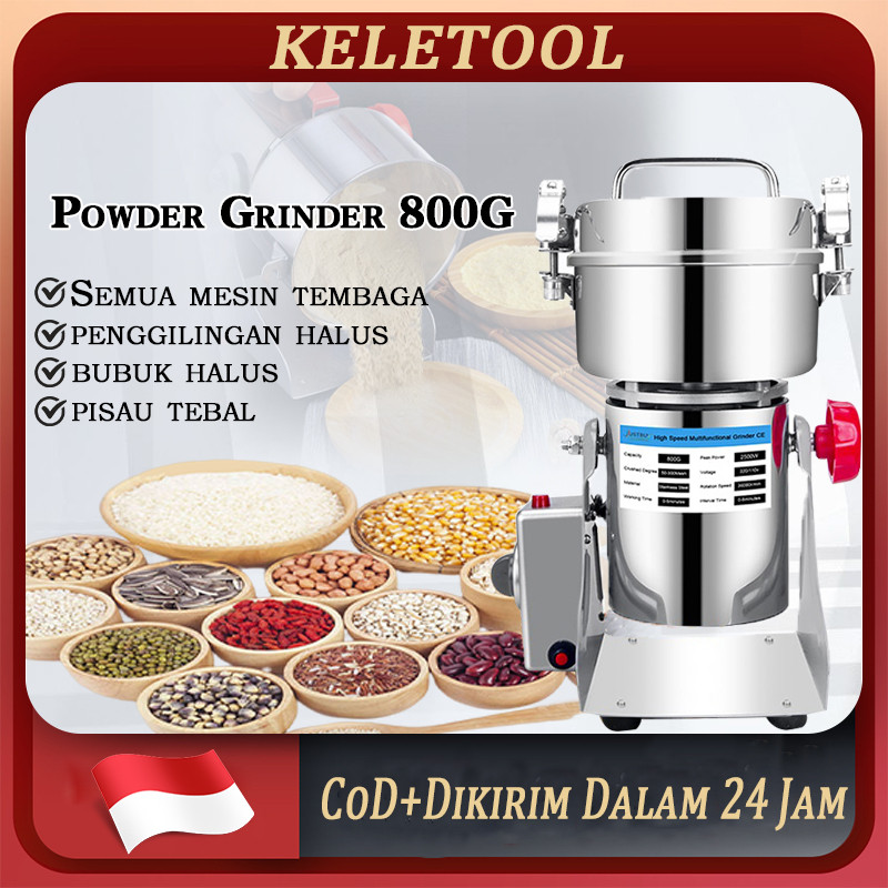 grinder 1200G mesin penggiling bumbu kering mesin giling tepung listrik grinder biji bijian penggili