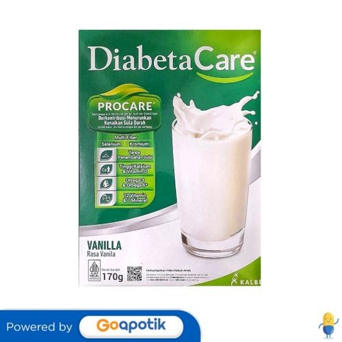 

Diabetacare Rasa Vanila 170 Gram Box