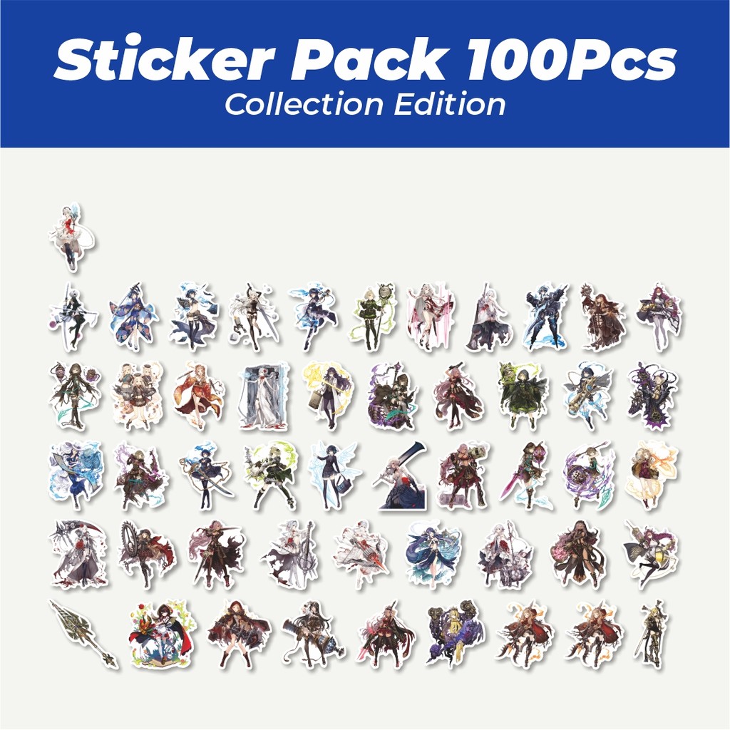 

Hot Stiker Game Sinoalice Lucu Anti Air Stikers Berperekat Waterproof Sticker Decal Buat Motor Helm Buku Journal Koper Casing HP Laptop Botol Minum