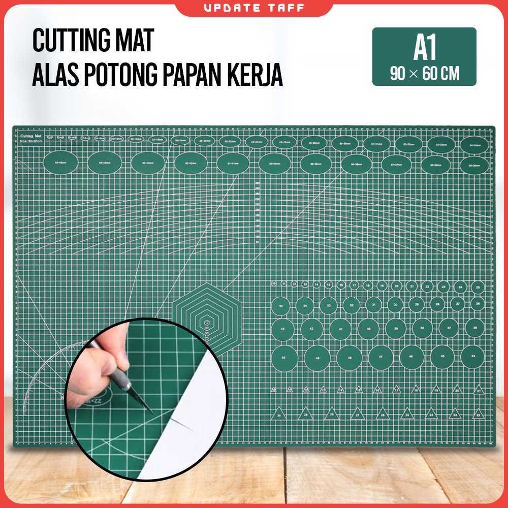 

Taffware Working Pad Cutting Mat Alas Potong Papan Kerja A1 90x60cm - QJ4