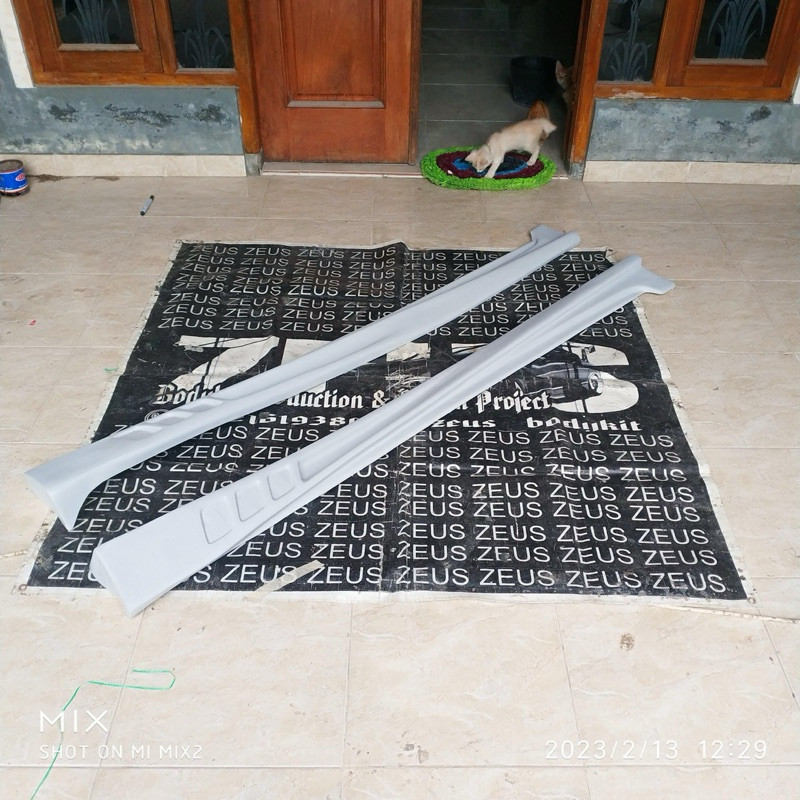 side skirt calya sigra old new model boomex