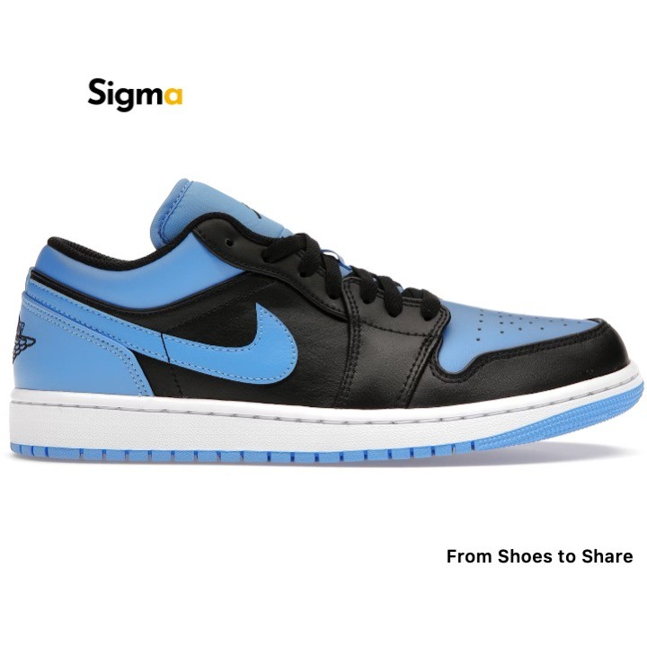 Sneakers Nike Air Jordan 1 Low Black University Blue (GS)