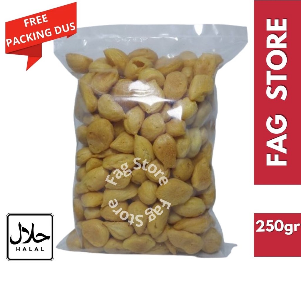 

Sus kering tanpa isi rasa asin keju 250 gram