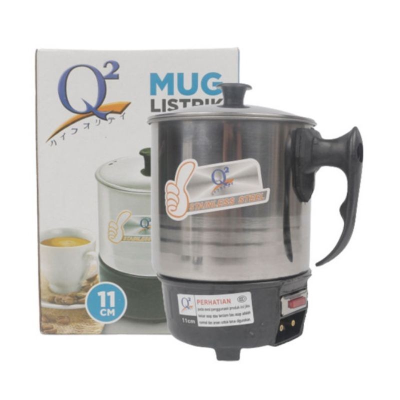 @ TEKO MUG LISTRIK Q2 PANCI LISTRIK CANGKIR LISTRIK MUG ELEKTRIK Q2 STAINLESS