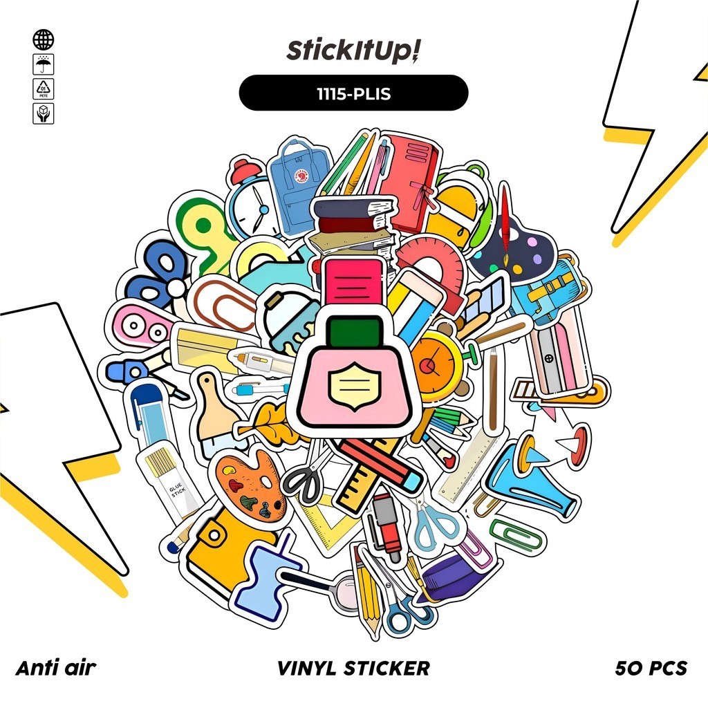 

COD✨ 100 Pcs Stiker Pack INS Style Perfect Life Lucu Lucu Aesthetic Vynil Waterproof untuk Freebies Sticker Buku Journal Casing HP Laptop