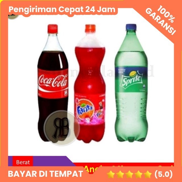 

ANEKA MINUMAN SODA 1500ml / fanta 1500ml /Coca cola 1500ml / Sprite 1500ml