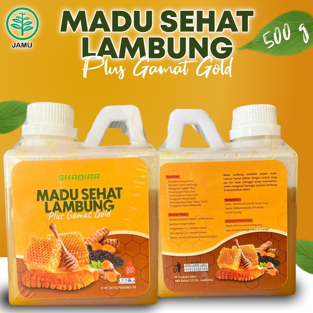 

Madu Lambung Kronis Herbal 500 gr SHABIRA - Madu Asam Lambung