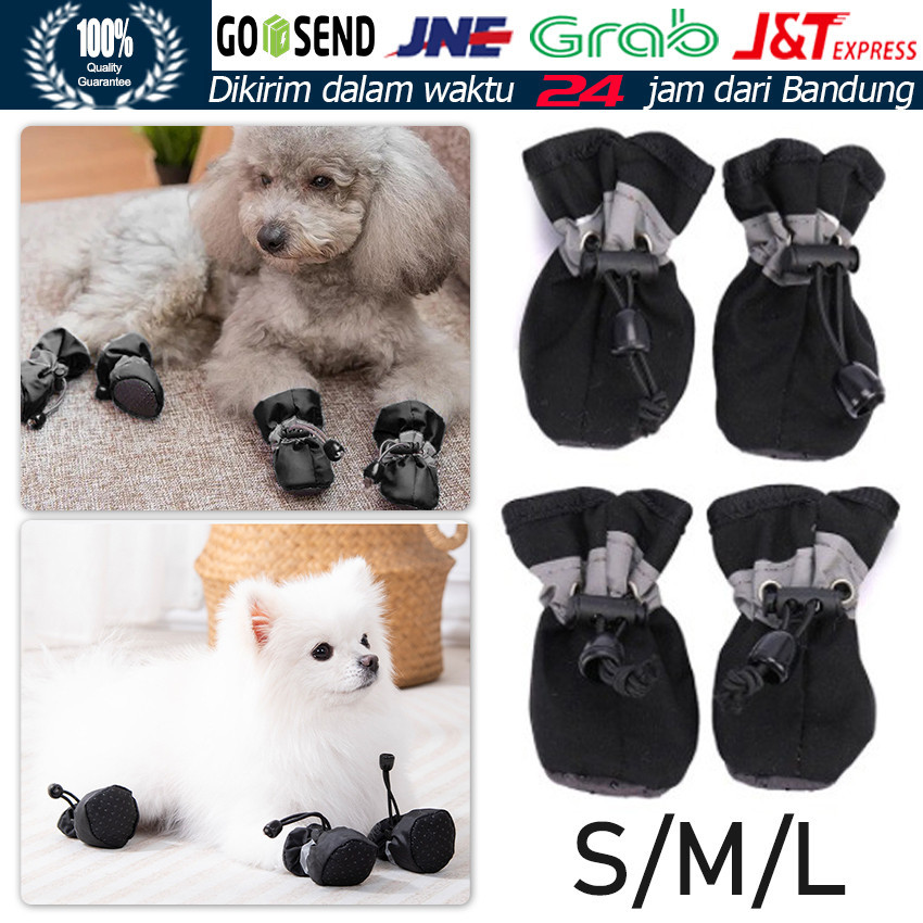 Premium Sepatu Boots Anjing Kucing Anti Air / Sepatu Anjing / Sepatu Anjing Kecil / Sepatu Kucing