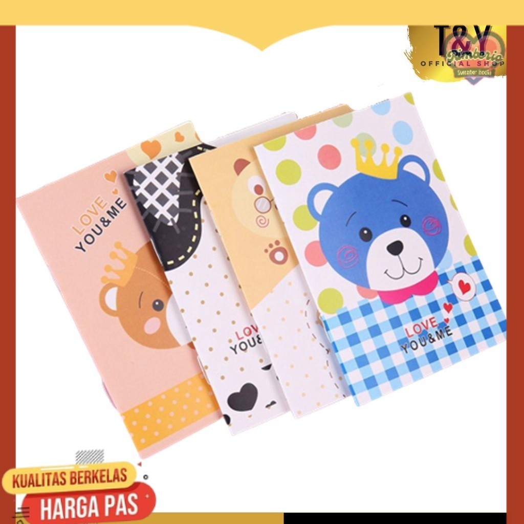 

T&Y Buku Tulis Mini Motif Kartun Note Book Mini Cartoon Mini Book Notepad Karakter Buku Tulis Memo Kecil cute