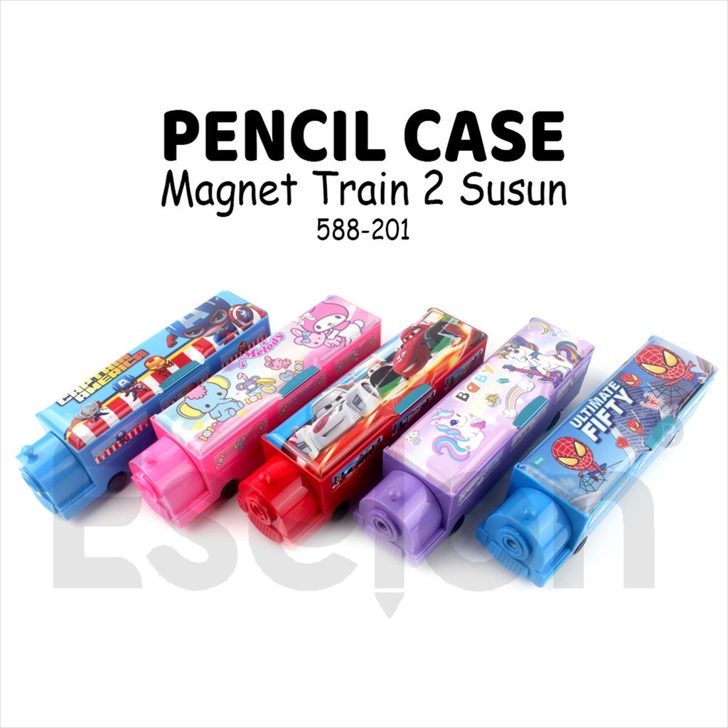 

Kotak Pensil Magnet + Plastik Kereta 2susun 588-201