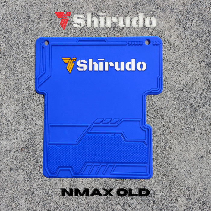 ⭐COD⭐ mudflap nmax old / karet kolong nmax old - Biru