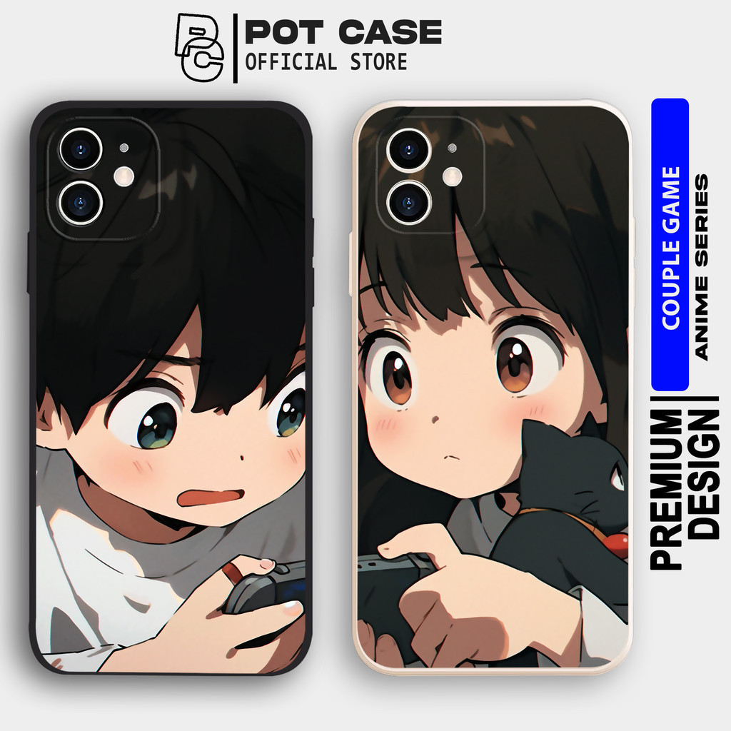 Case Samsung A14 A54 A03 A03S A13  A32  A52  PO408 Main Game Softcase HP Bergambar Anime Terbaru