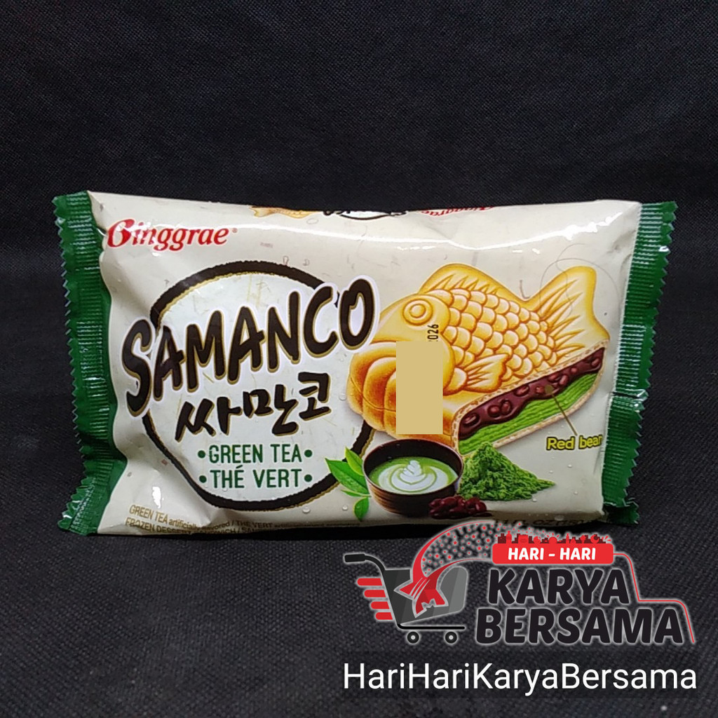 

SAMANCO ICE CREAM GREEN TEA DESERT SANDWICH 150ML
