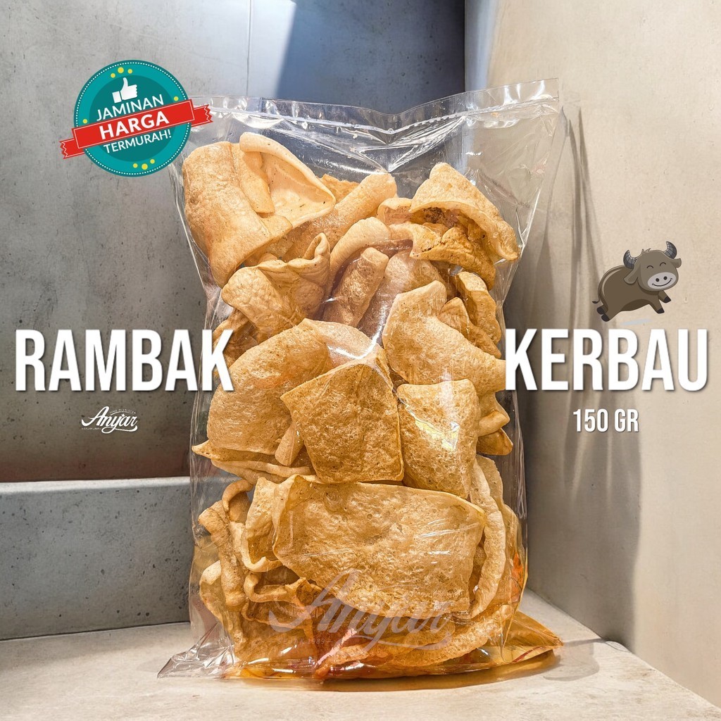 

Rambak Kerbau Kerupuk Kulit Rambak Kebo 150gr
