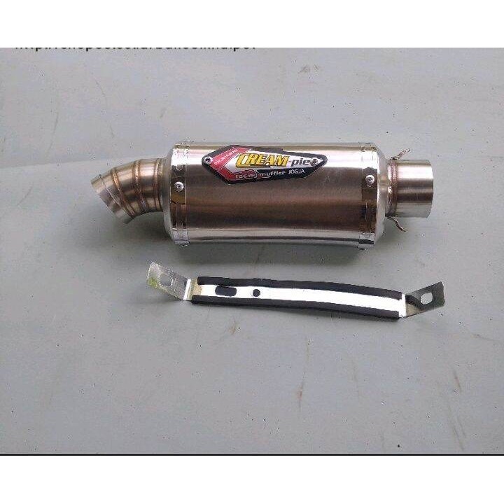 silincer trioval slencer creampie oval panjng 20 dan 25 cm inlet 50mm