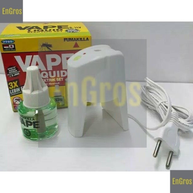 OBAT NYAMUK CLD VAPE SET (Alat + isi cair) Fumakila Vape Elektrik Set Fumakilla Elektrik cld refil 4