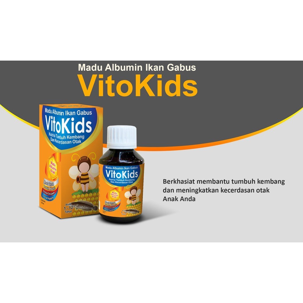 

Madu Anak Ikan Gabus Albumin Vitokids Ath-Thoifah