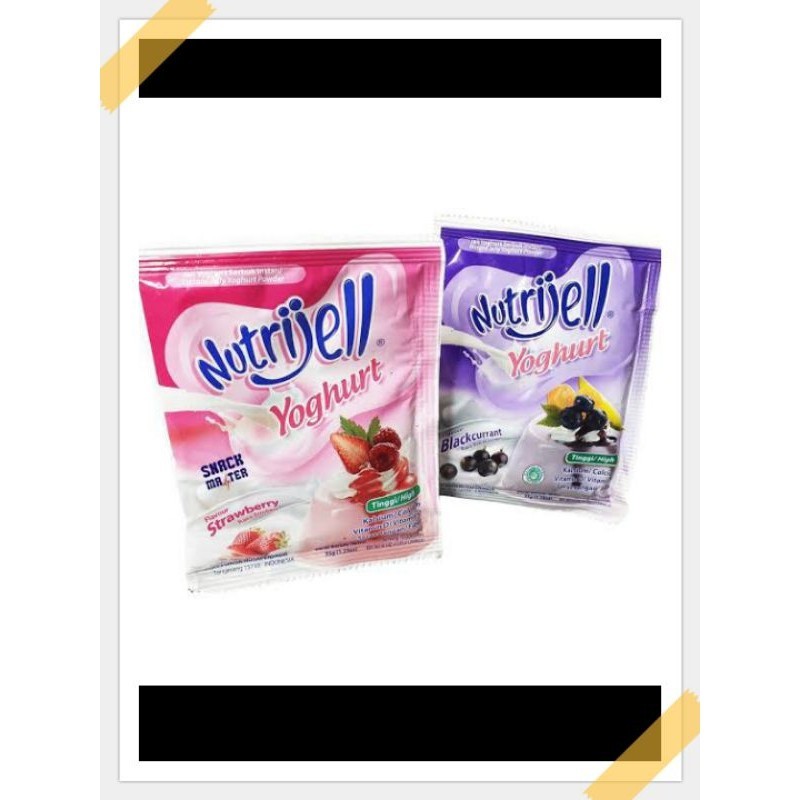 

[COD] Nutrijell Yoghurt Bubuk rasa Strawberry Dan Blackcurrant