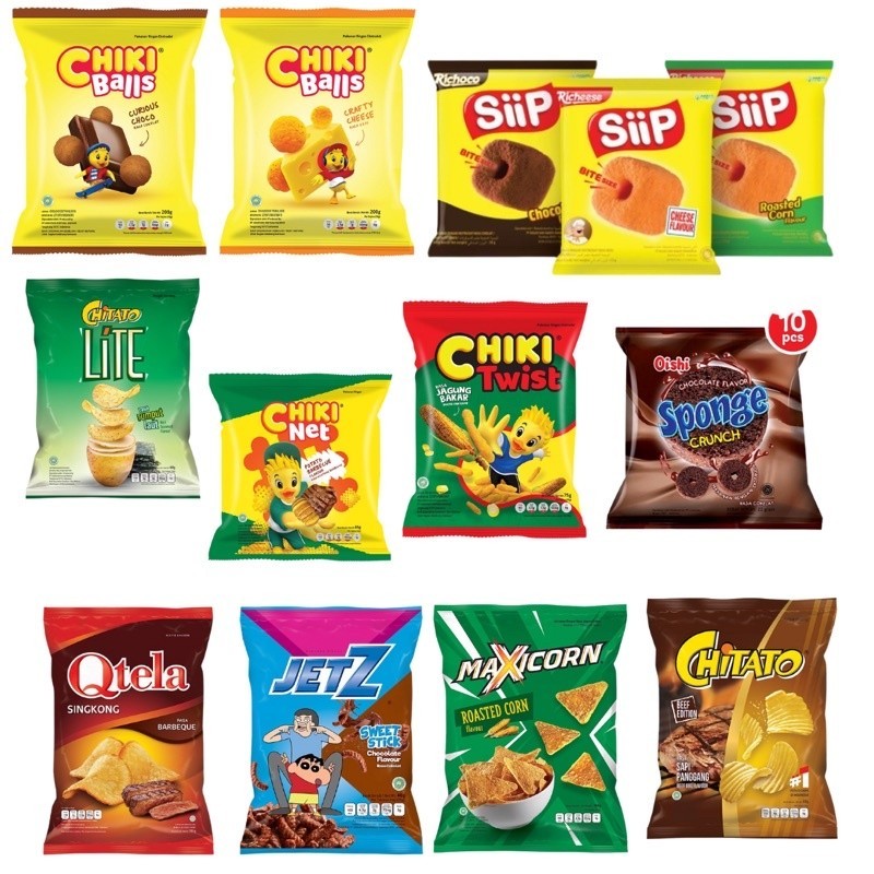 

Aneka Snack ecer jajanan Ciki chitato piatos kusuka 2rbn (1bks) 2000-an