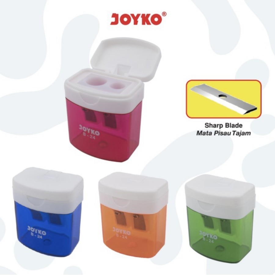 

Serutan Joyko B24 Sharpener B-24 Rautan Pensil Pcs