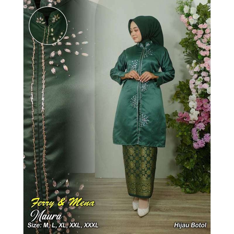 Kebaya tunik jumbo melayu | Baju kondangan pernikahan pesta wisuda | Kebaya modern melayu | Baju pes