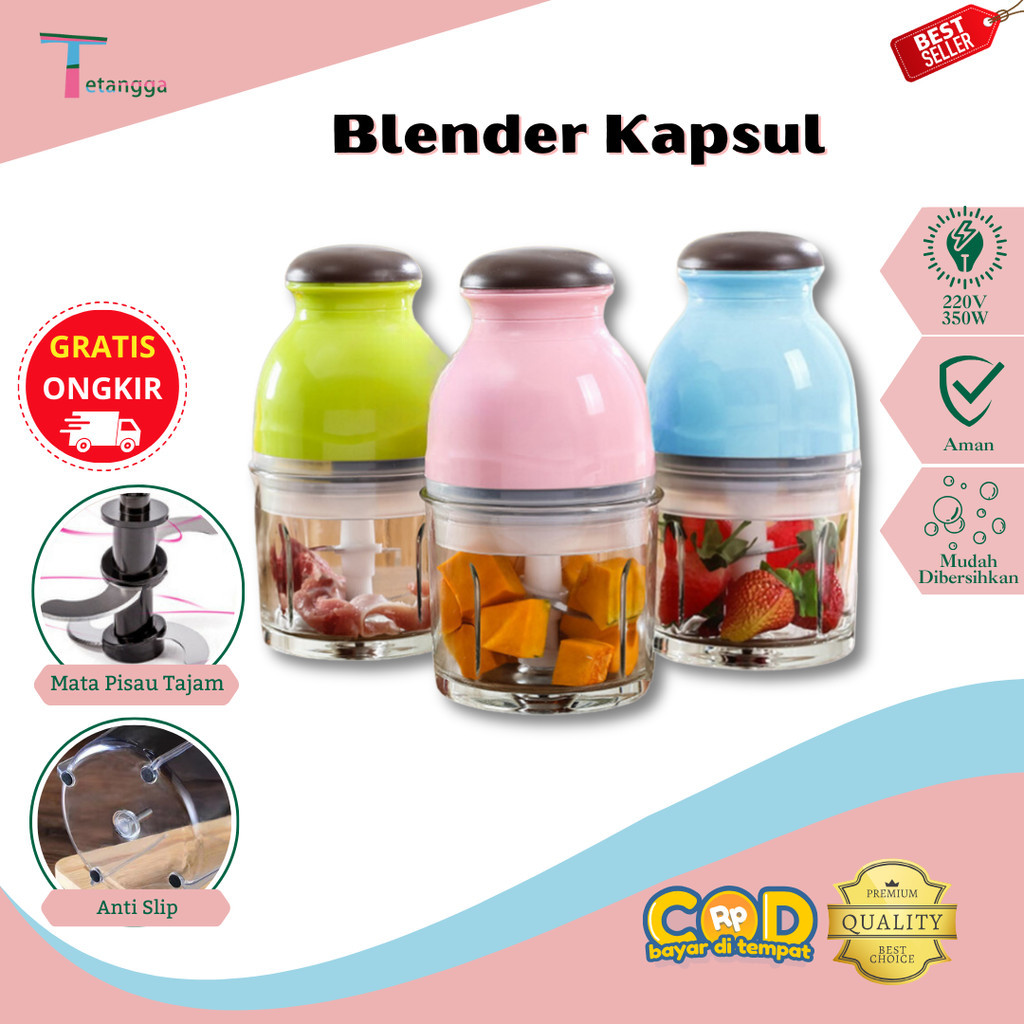 Capsule Blender Cutter Quatre Kapsul Penggiling Daging/BLENDER PORTABLE CAPSULE CUTTER QUATRE