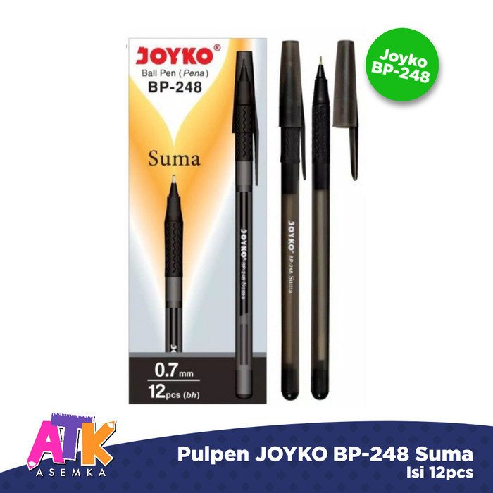 

12pcs Pulpen Joyko SUMA BP-248 0.7mm Murah