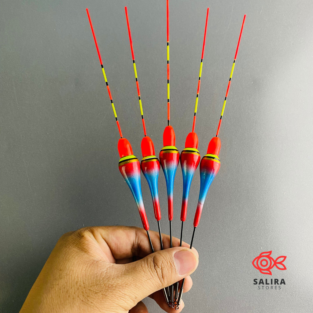 Pelampung Pancing Anti Badai Fiber Isi 1 3 5pcs 22Cm Premium Grosir B1 | Kambangan Pancing