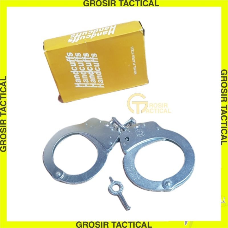 Borgol Tangan Polri/Borgol Tangan Lokal/Borgol Tangan Polisi/Borgol Tangan Security