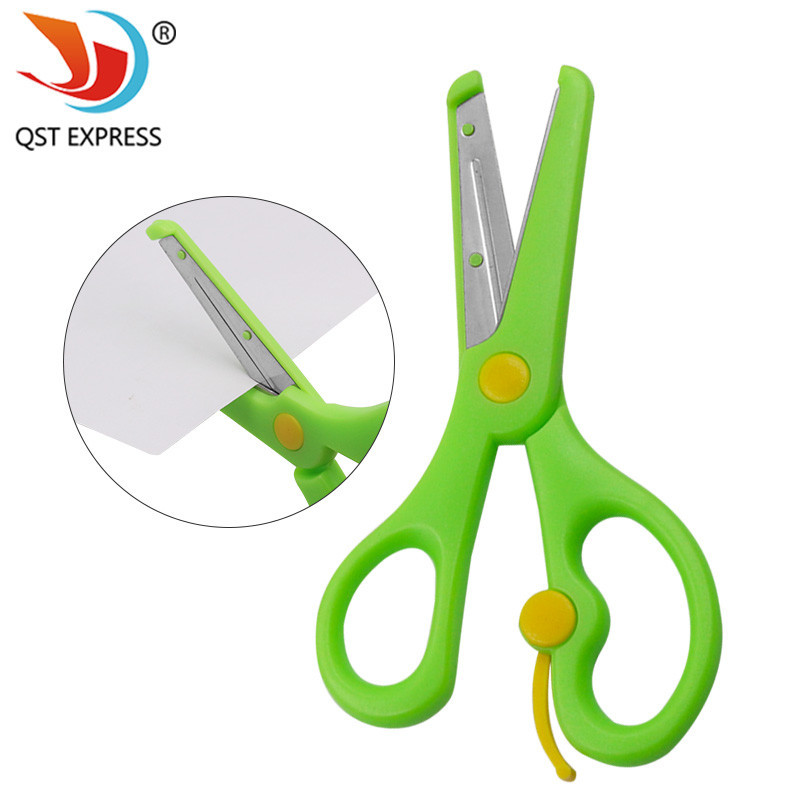 

Children's Safety Scissors Labor-Saving Cartoon Manual Paper-Cut Student Kids Handmade Cutters