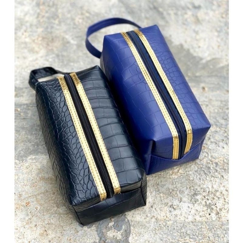 

COD ✓Tempat Pensil Pouch Kosmetik Serbaguna Bahan Sintetis PREMIUM Motif Croco Fashion Korea Terlaris