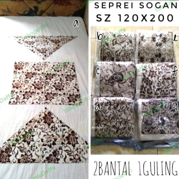 Sprei Batik Shogan Pekalongan - Motif A -L31