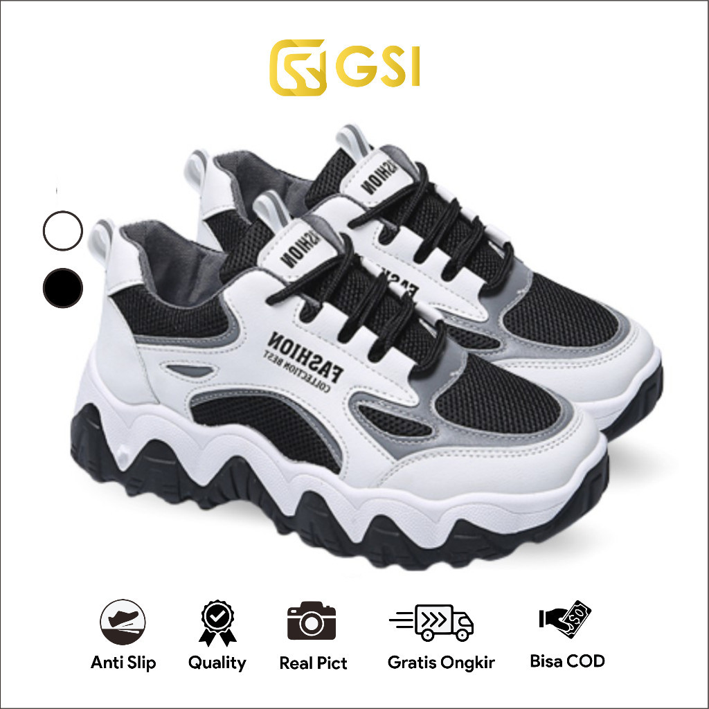 PROMO GSI Mia 1281 Sepatu Sneakers Wanita Import Sepatu Trendy Sepatu Fashion SIZE 37-40