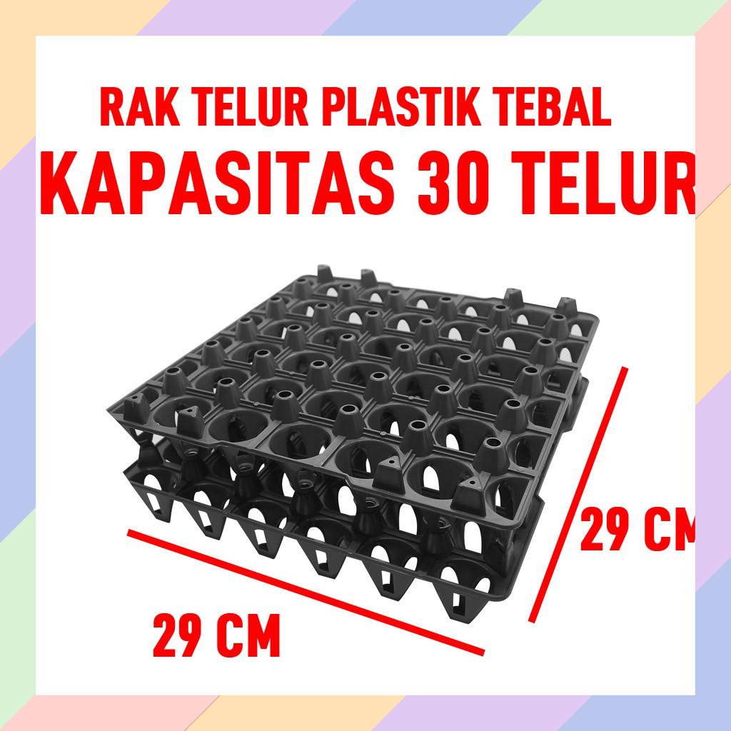 SC22 Rak Telur Plastik Isi 30 Butir Nampan Telur Egg Tray Plastik Tebal DPAL