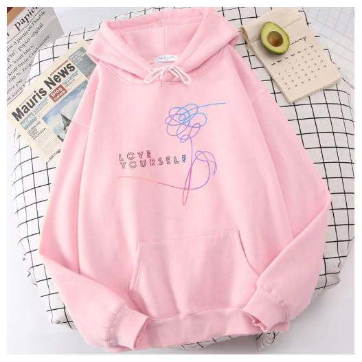 LOVE YOUR SELF SWEATR CS / SWEATER HOODIE WANITA LOVE YOUR SELF / COD - WC64