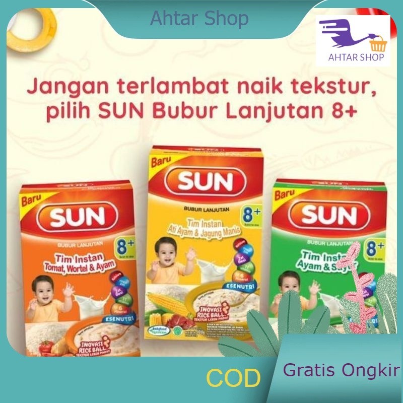 Sun Bubur Tim Instan 8 Bulan Ayam Sayur Tomat Wortel Jagung Manis