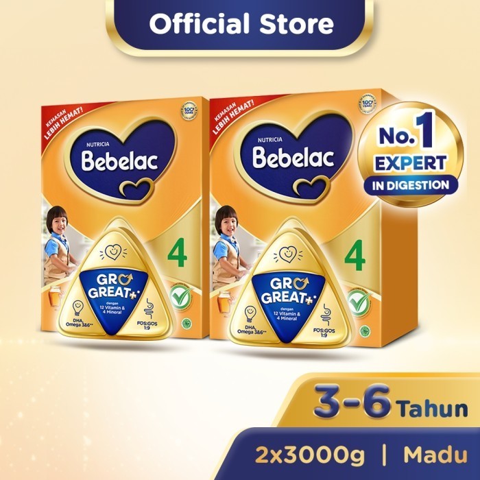 

TERJUAL Paket 2 - Bebelac 4 Madu Susu Bubuk 3000 GR