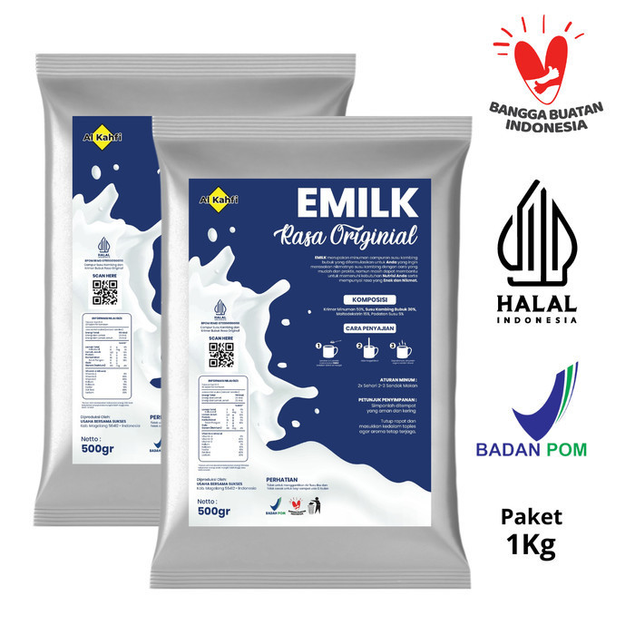 

TERJUAL Susu Kambing Etawa Bubuk Rasa Original 1Kg Emilk Membantu Menjaga Kesehatan Tulang Pencernaan Dan Pernafasan