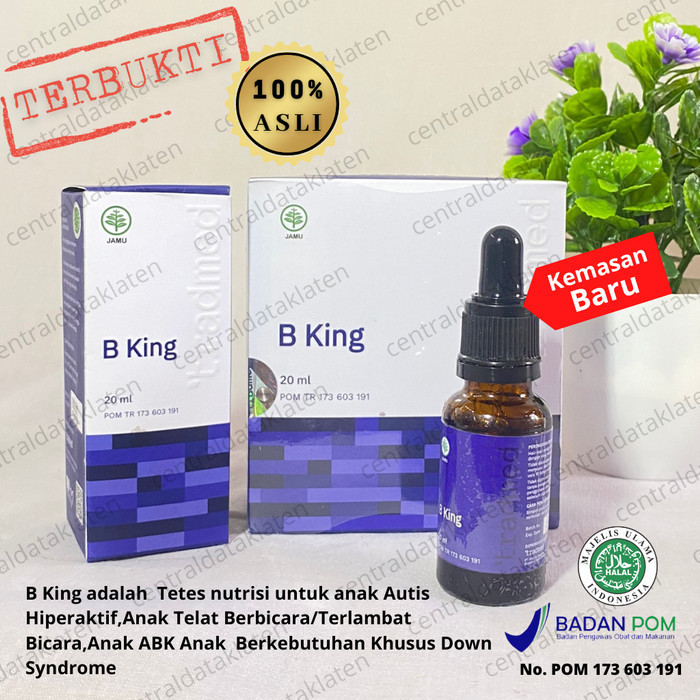 B King Nutrisi Untuk Otak Anak AutiS Hiperaktif Anak Telat Bicara