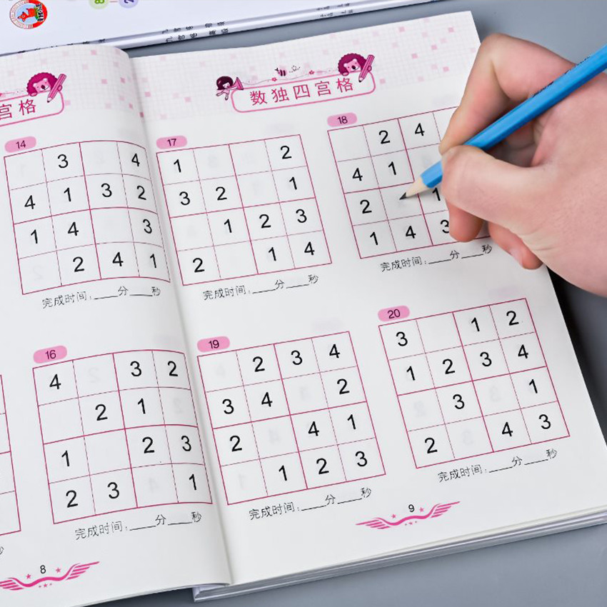 Sudoku Book Number Place Buku Aktivitas Latihan Angka Belajar Berhitung Anak