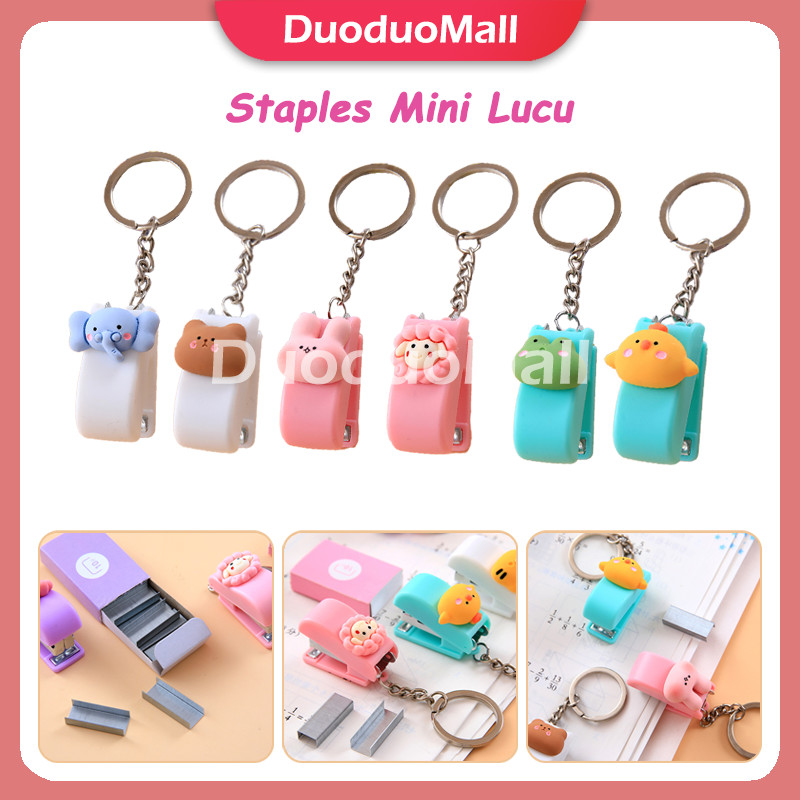 

Stapler Mini Karakter Lucu/Gantungan Kunci Staples