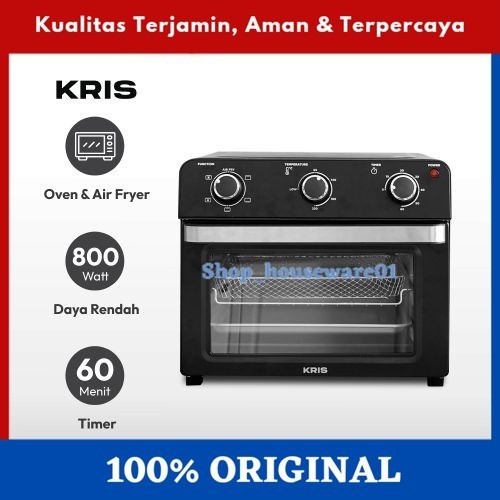 Kris 22 Ltr Oven Dengan Air Fryer - Hitam/Oven Dengan Air Fryer