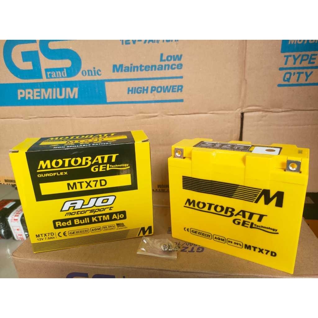 Dijamin ORI AKI MOTOR SCORPIO, TIGER REVO, TIGER 2000, NOUVO MTX7D MOTOBATT GEL