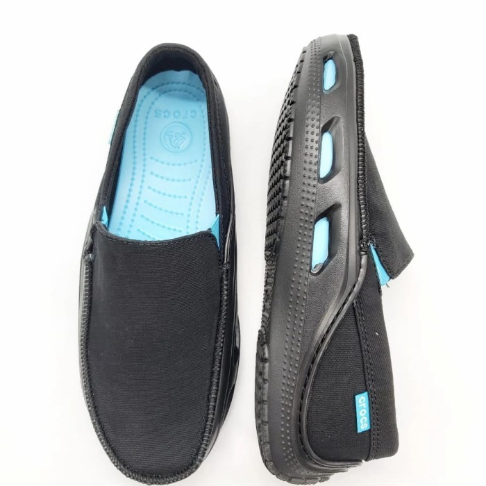 PROMO Sepatu Crocs / Sepatu Crocs Pria / Crocs Tideline Sport Man Original - Hitam, 40 TERMURAH