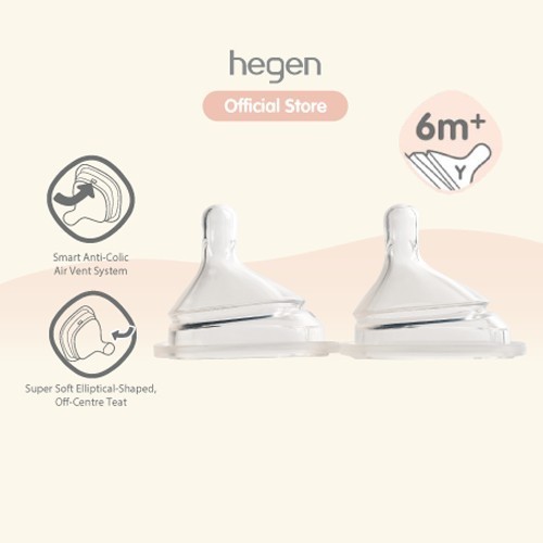 Hegen Teat Thick Feed, 2-Pack (for thickened liquids)
