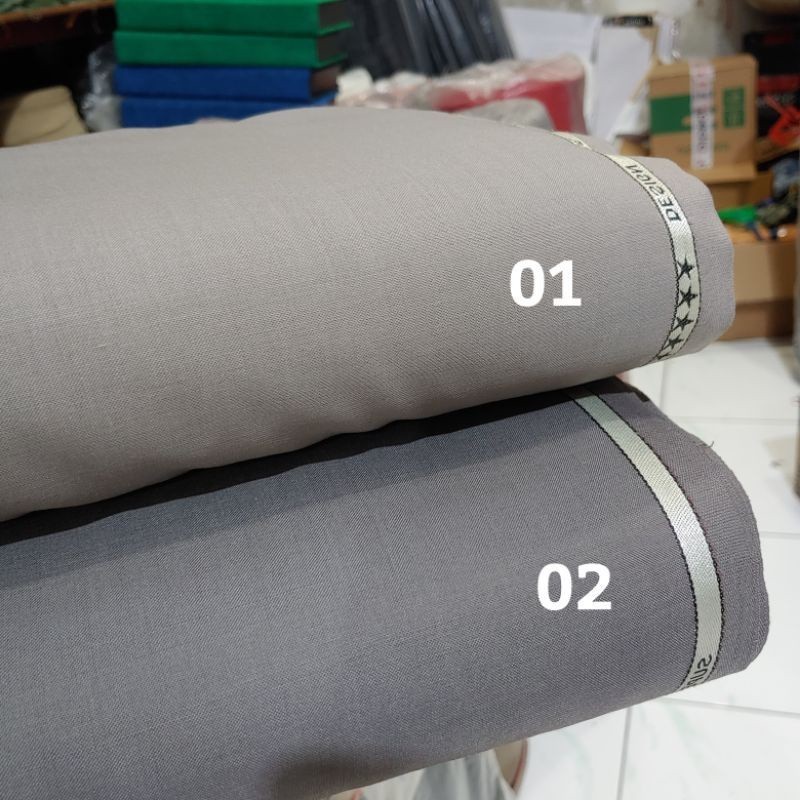 KAIN SEMIWOOL SETELAN DINAS POLRI PREMIUM EXLUSIVE 100 % ORIGINAL