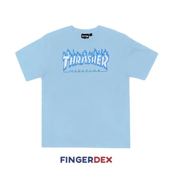 Thrasher Japan T-Shirt : Icey Blue